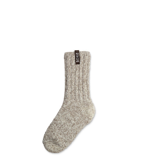 Soxs Sokken Halfhoog - Beige/Chestnut 37-41-2