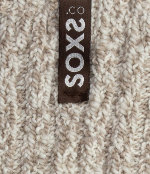 Soxs Sokken Halfhoog - Beige/Chestnut 37-41-3