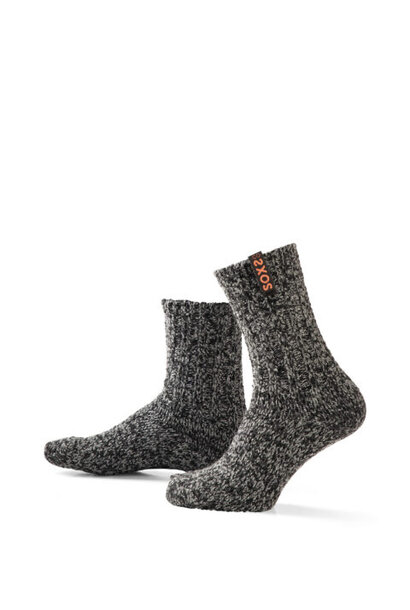 Soxs Anti-Rutsch-Socken Halbhoch - Dunkelgrau/Mondlose Nacht 37-41