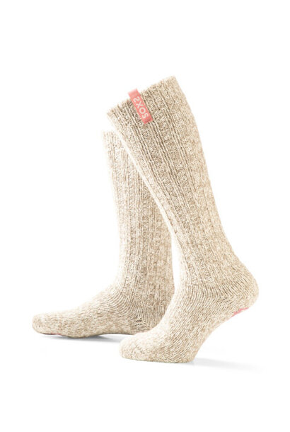 Soxs Antislip Sokken Kniehoog - Beige/Rose Shadow 37-41