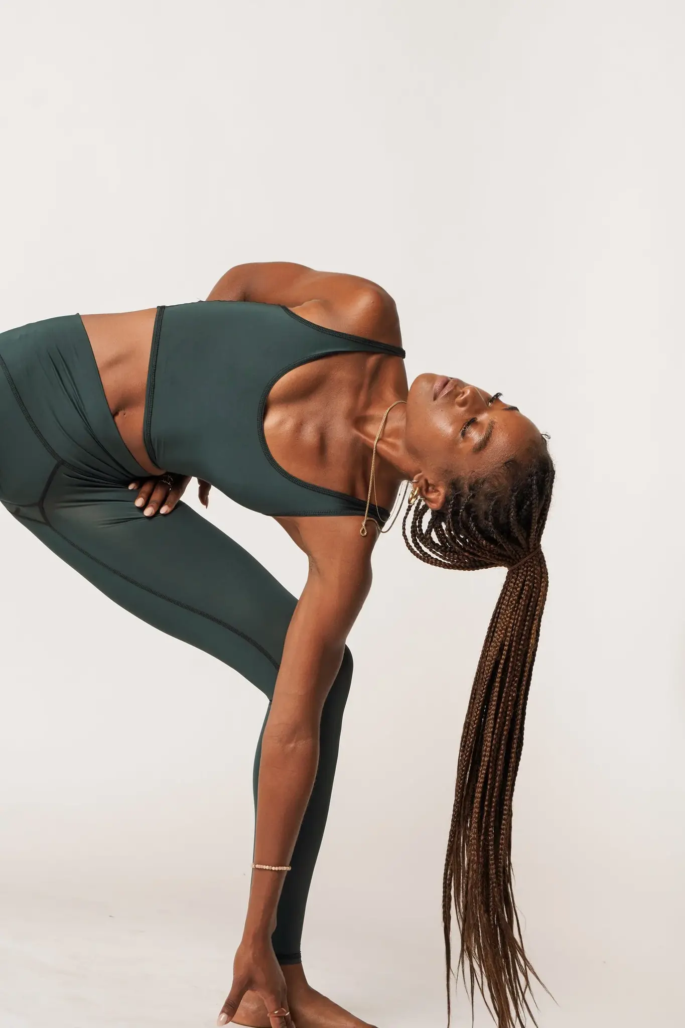 Teeki Lover Tank - Hunter Green-3