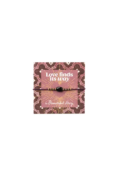 A Beautiful Story Edelsteen Kaart - Love Finds Its Way