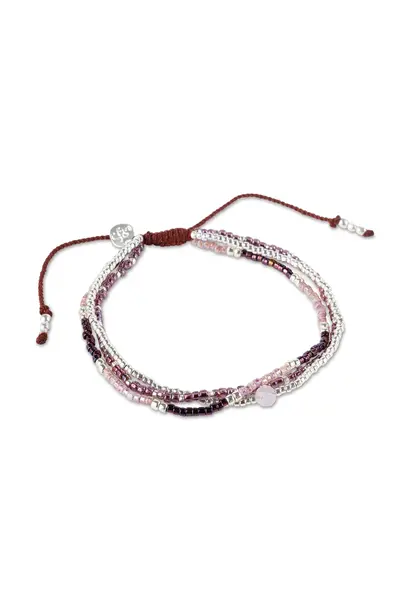 A Beautiful Story Reflection Armband - Rozenkwarts