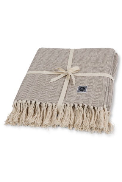 Yogisha Meditation Blanket Cotton - Taupe