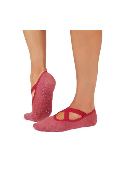 Tavi Noir Pilates Socks Chloe - Ruby Heather