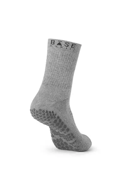 Base 33 Pilates-Socken Crew - Grau