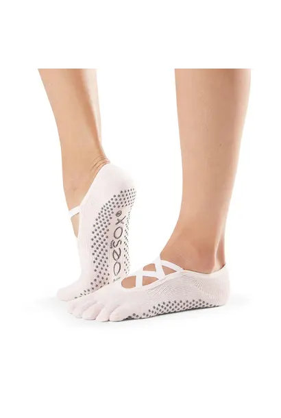 Toesox Yoga Socks Elle Closed Toes - Ballet Pink