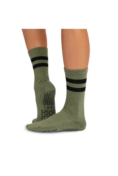 Tavi Noir Pilates Sokken Kai - Olive Green