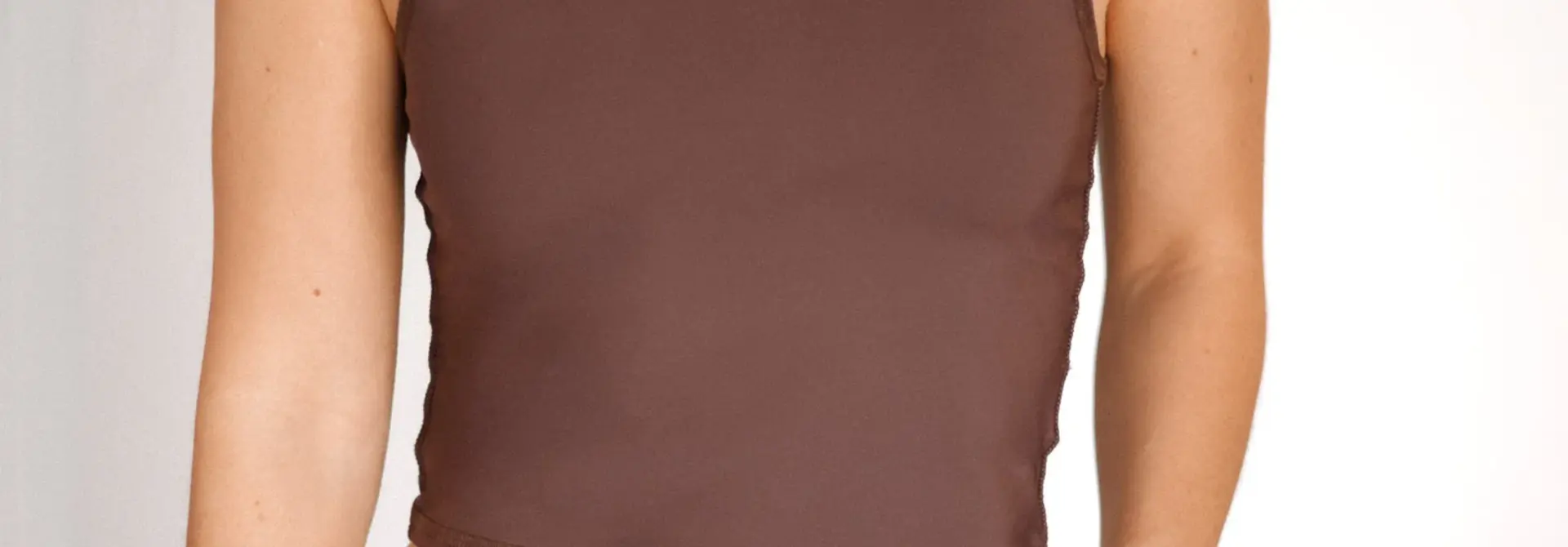 Teeki Mermaid Tank - Solid Cacao Brown