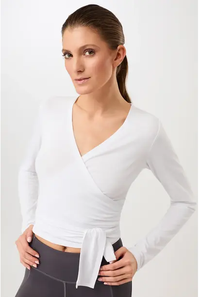 Mandala Wrap Jacket - White