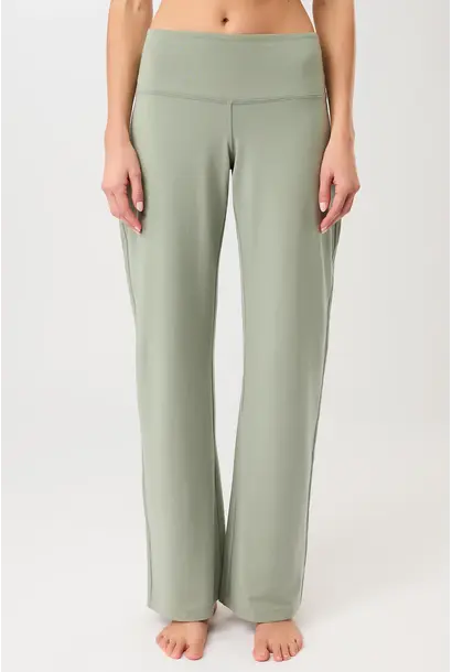 Mandala Wide Leg Pants - Mineral