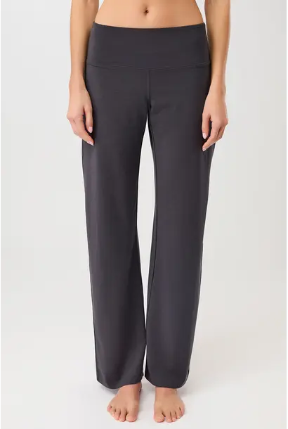 Mandala Wide Leg Pants - Onyx