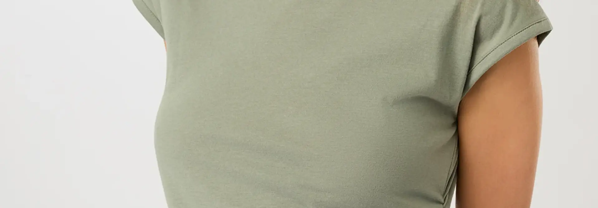 Mandala Side Ruffled Top - Charcoal Green