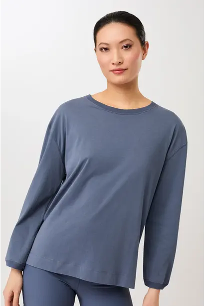 Mandala Wide Longsleeve - Eclipse Blue