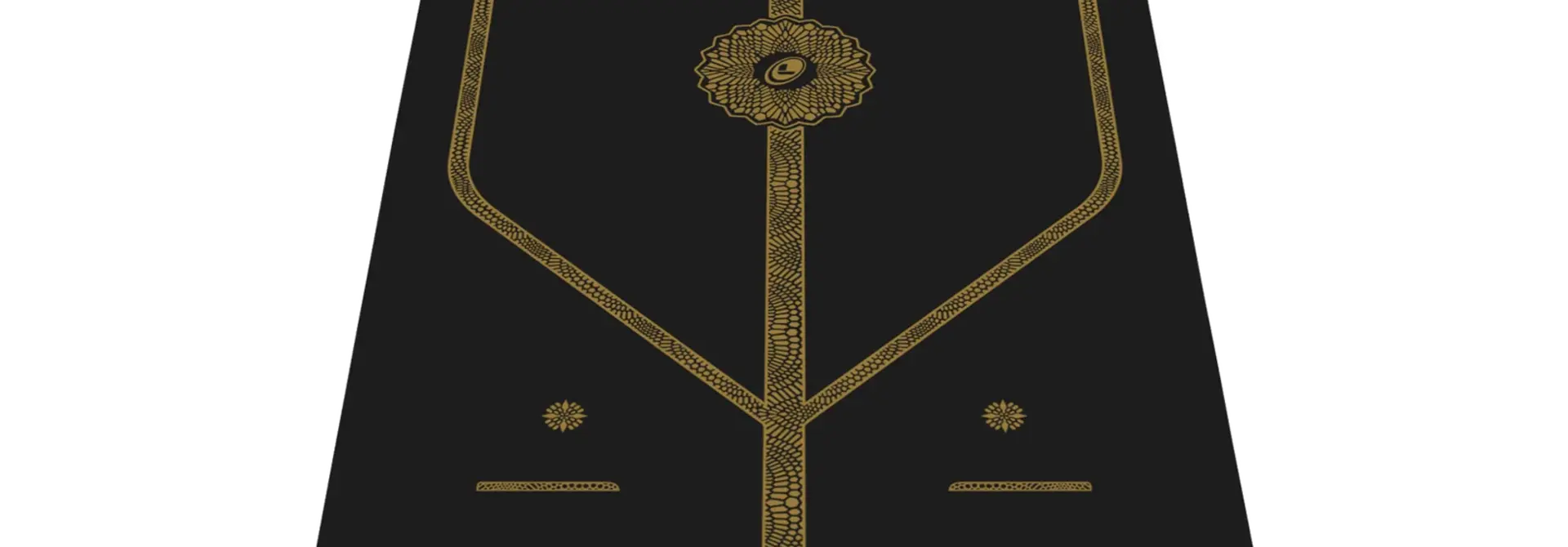 Liforme Travel Yogamat - Black & Gold