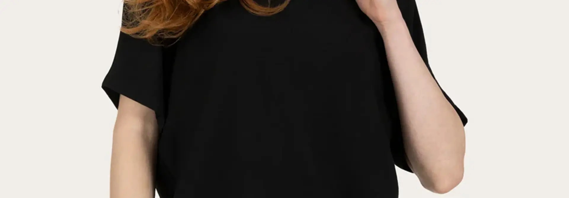 Urban Goddess Budhi Short Sleeve Top - Onyx Black