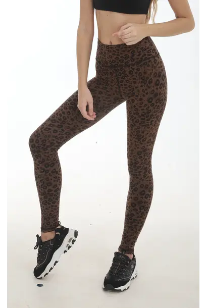 Funky Simplicity Legging  'Normal Leg' - Brown/Black Jaguar