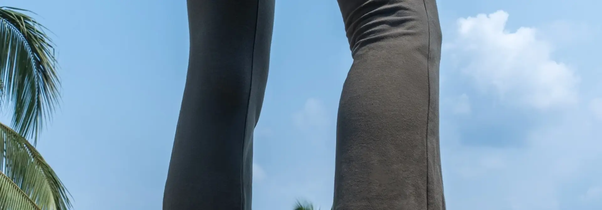 Funky Simplicity Flares 'Long Leg' - Olive