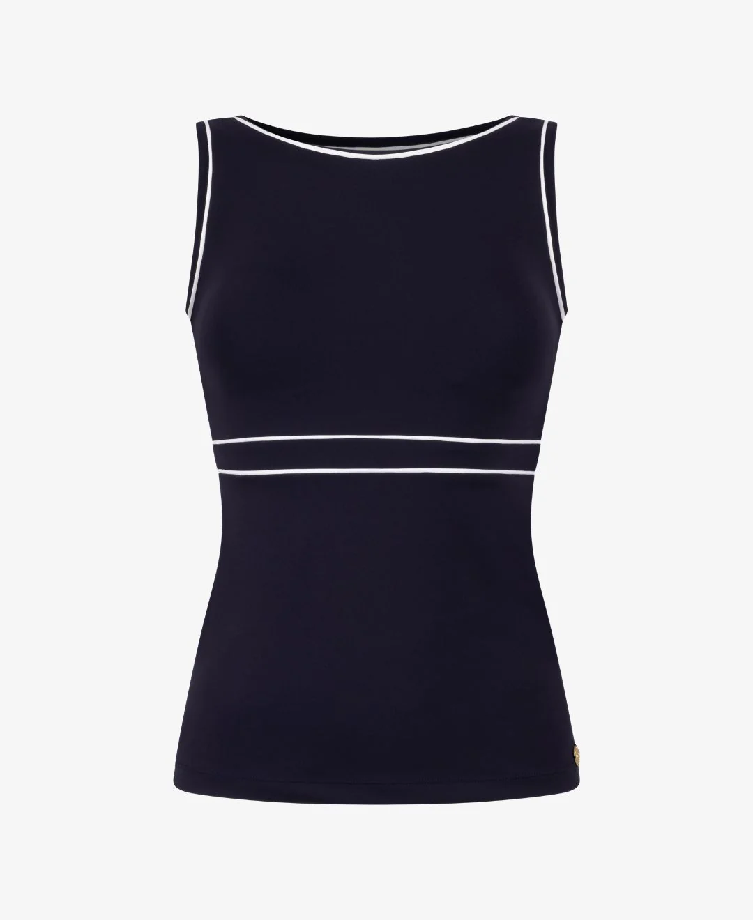 House of Gravity Divine Tanktop – Dunkelblau x Weiß-5