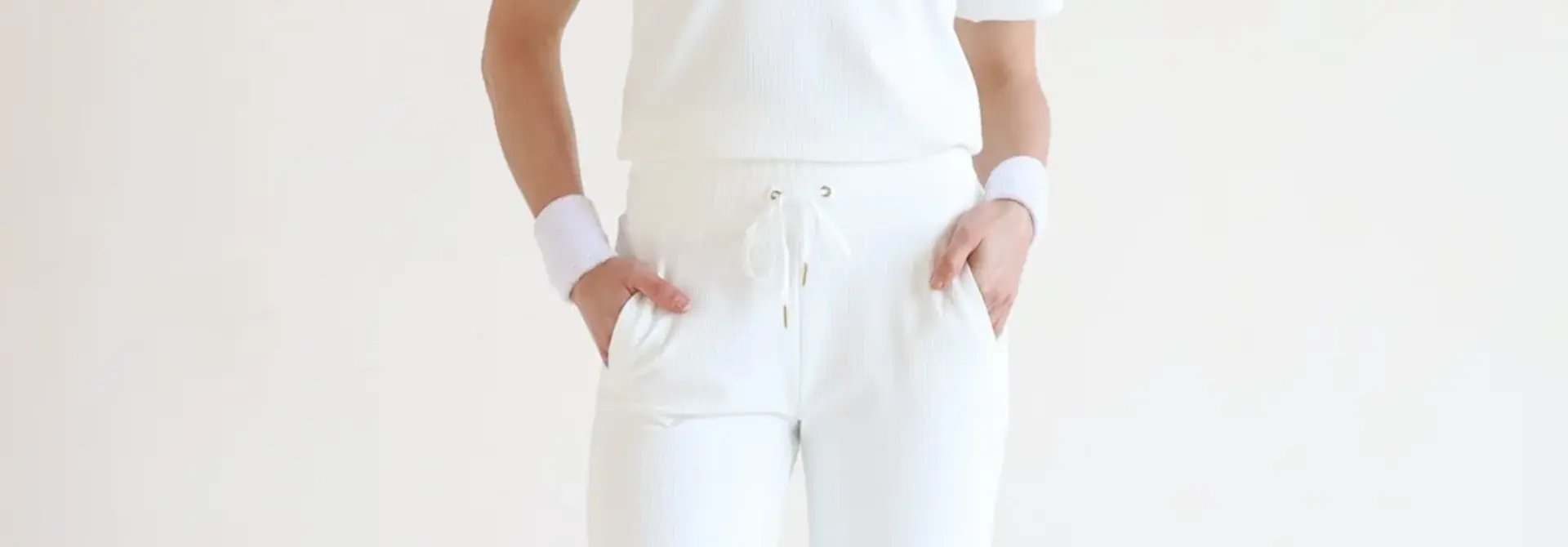 House of Gravity Active Basic Tee - White Rib
