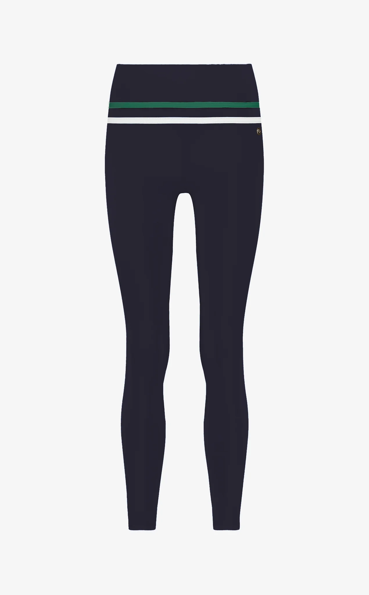 House of Gravity Line Leggings - Blue x White x Green-5