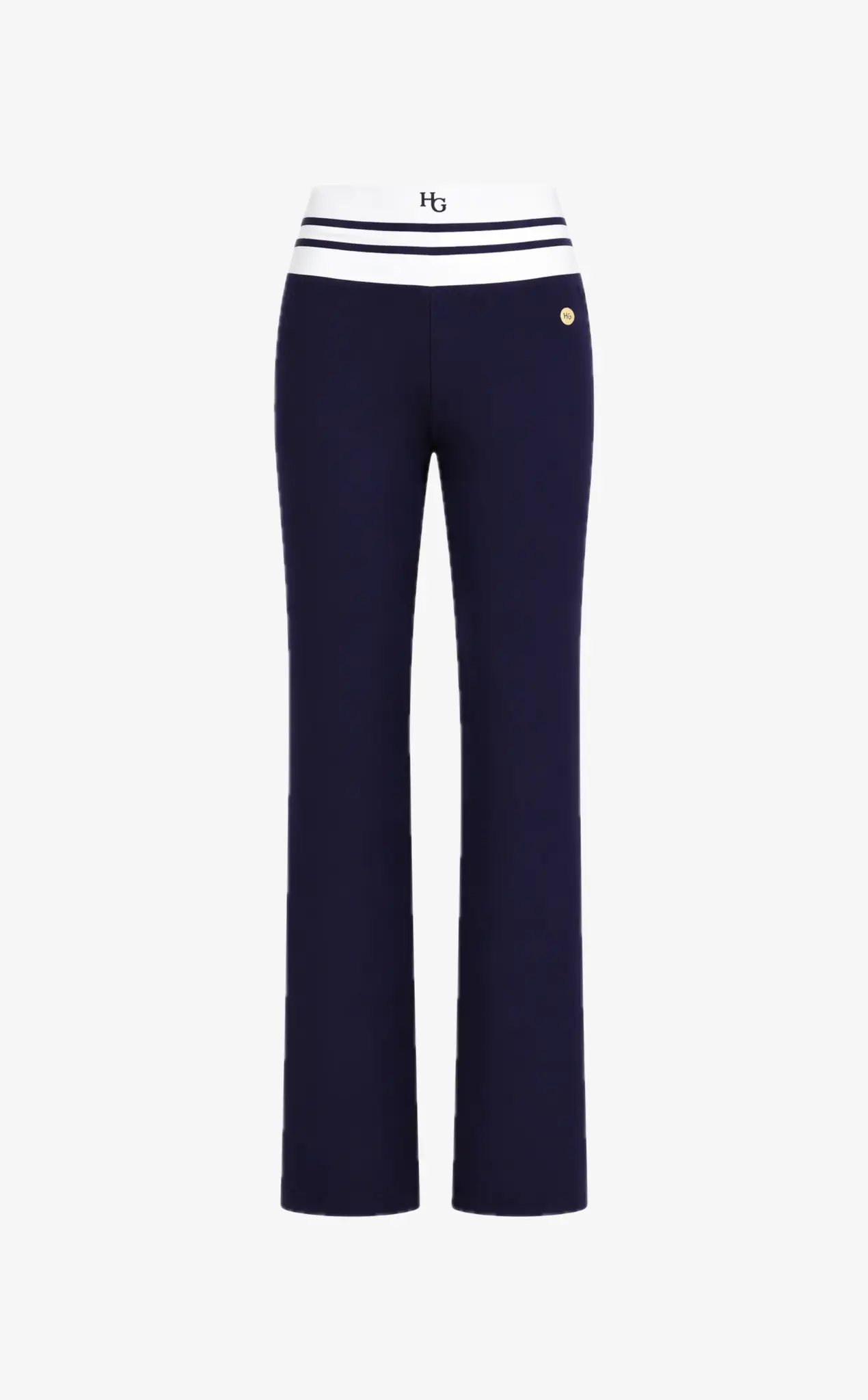House of Gravity Performance Chino – Tiefblau x Weiß gerippt-6