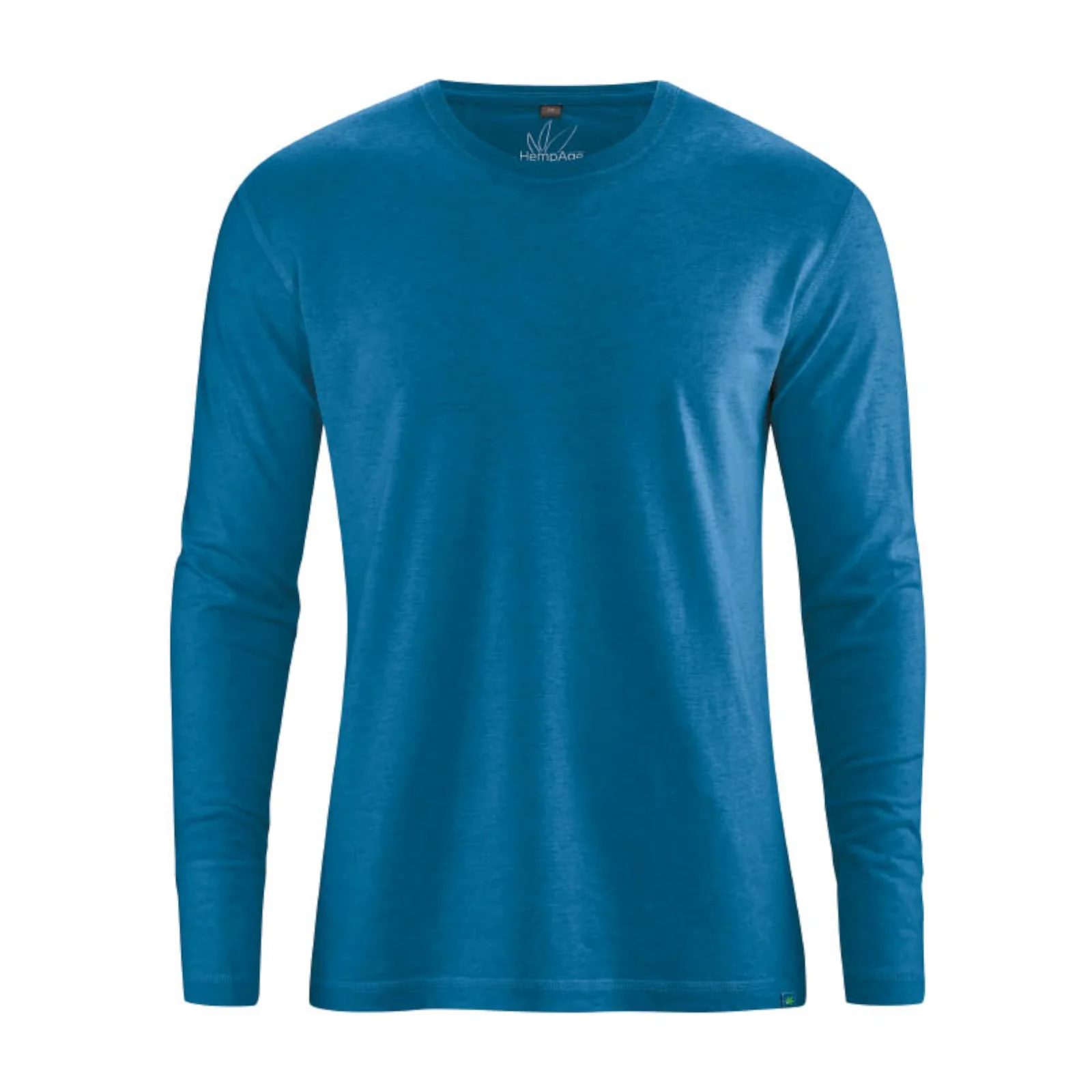 HempAge Basic Langarmshirt - Meer-1