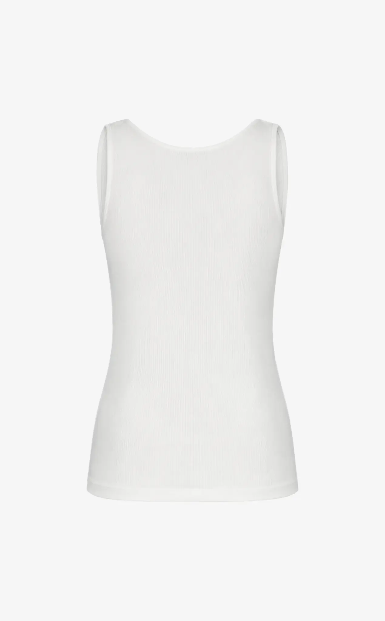 House of Gravity Divine Tanktop – Weiß gerippt, Topas-3