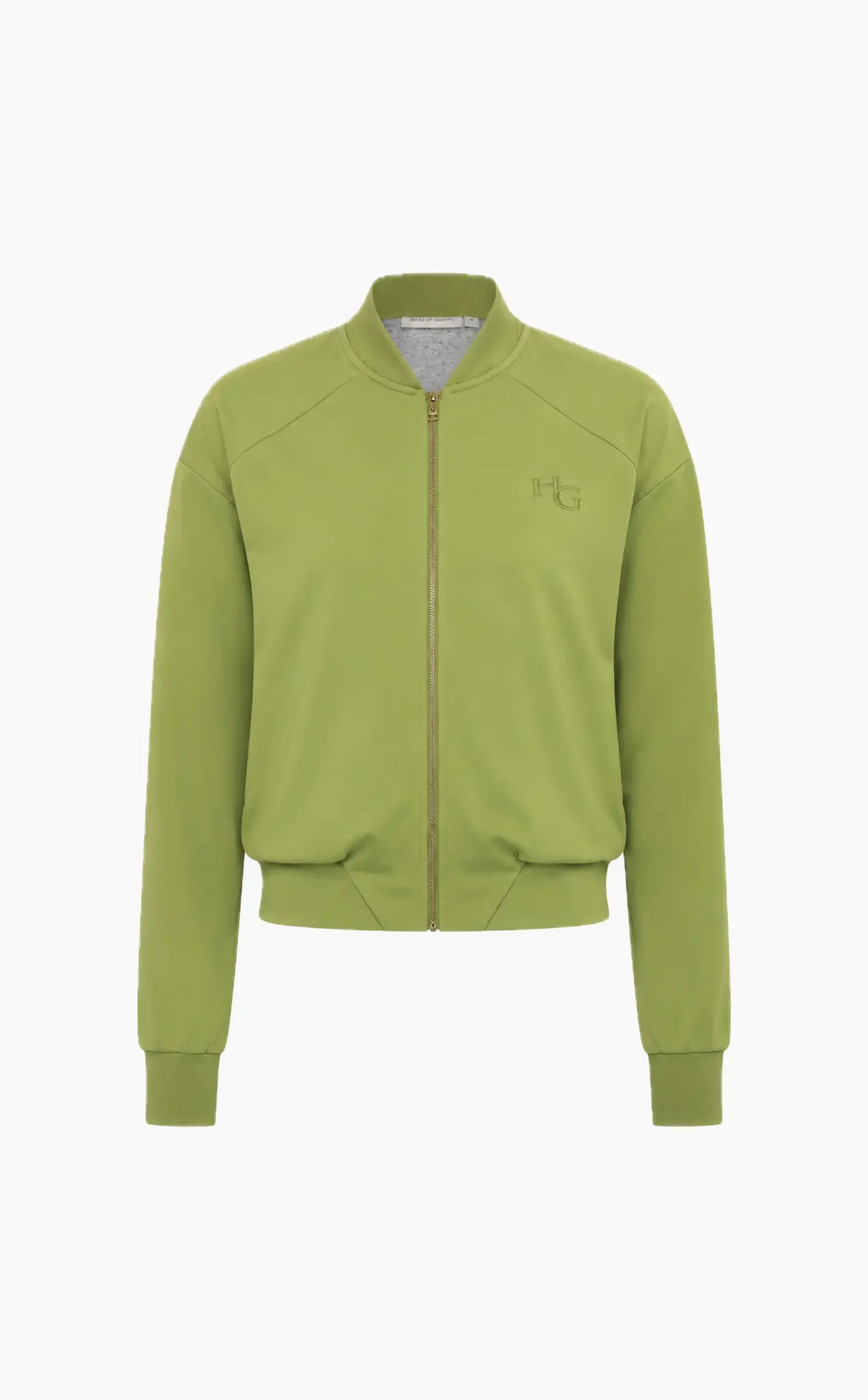 House of Gravity Active Jacket – Matcha-Grün x Weiß-5