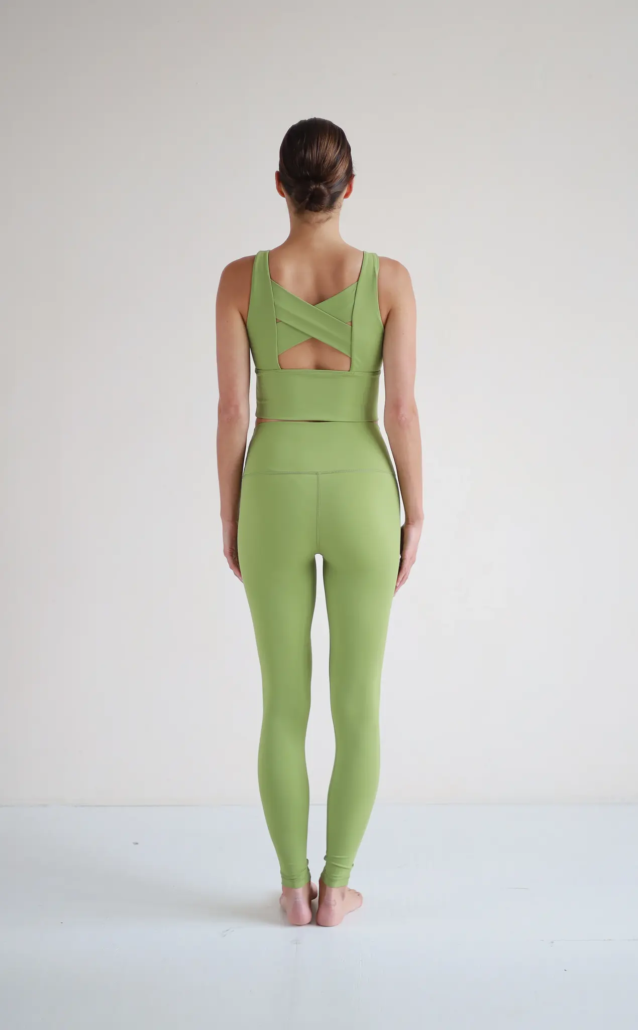 House of Gravity Signature Leggings – Matcha-Grün-2