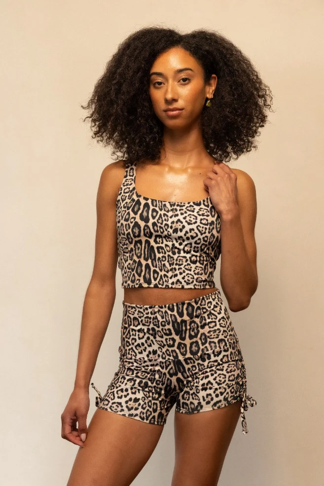 Onzie La Coqueta Shorts - Leopard-1