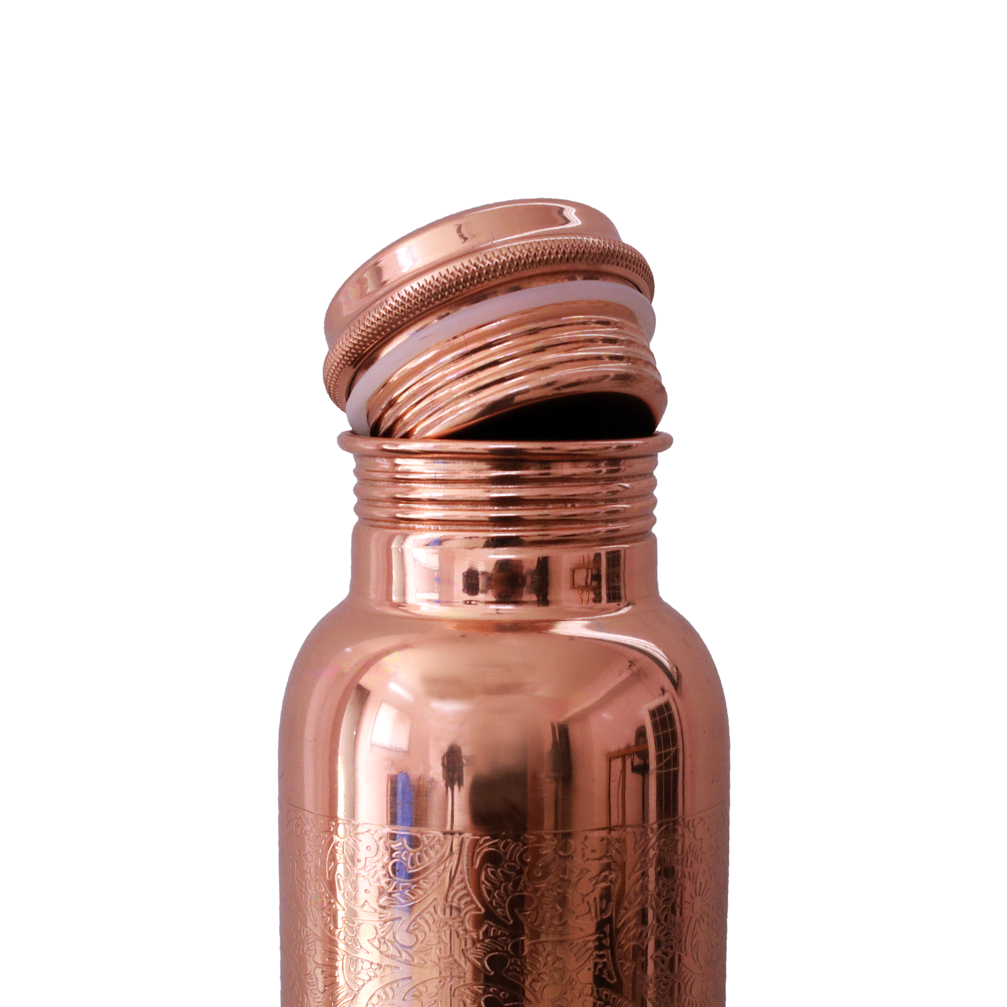 Forrest & Love Copper Drinking Bottle 600ml - Engraved-2