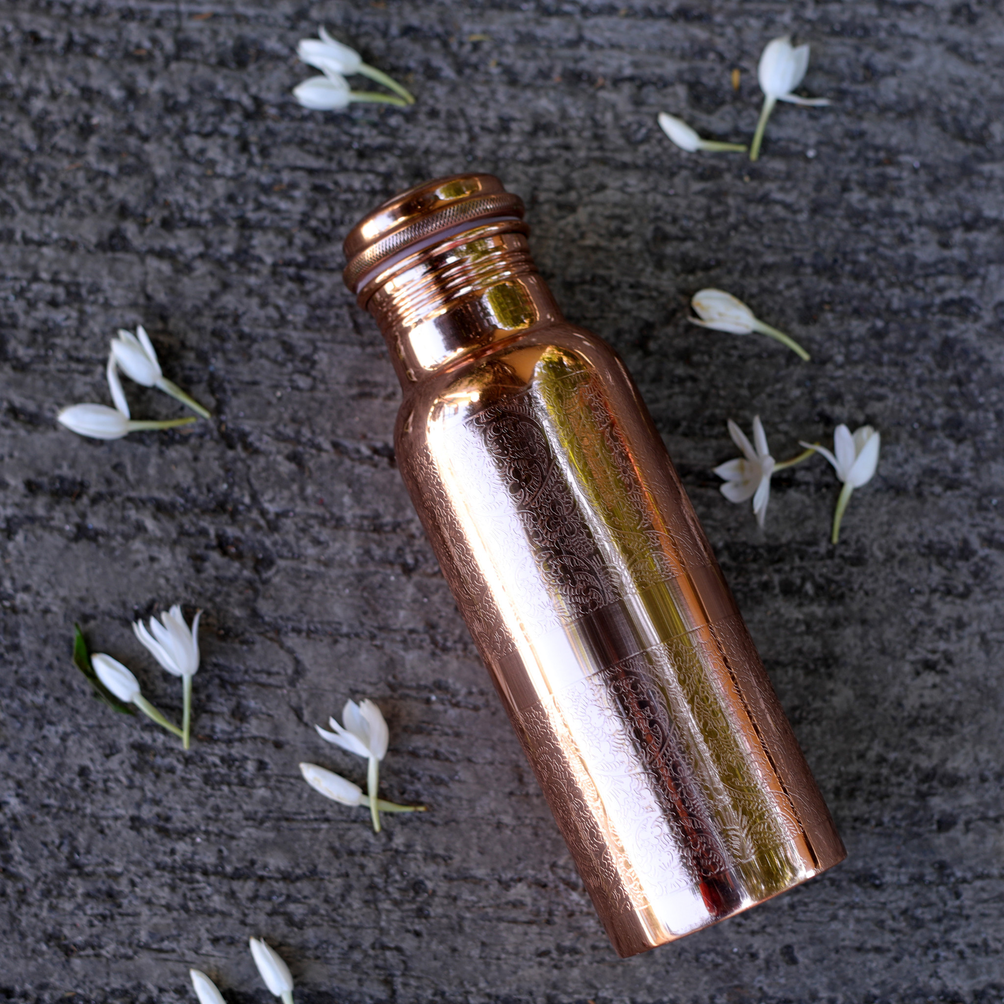 Forrest & Love Copper Drinking Bottle 600ml - Engraved-5