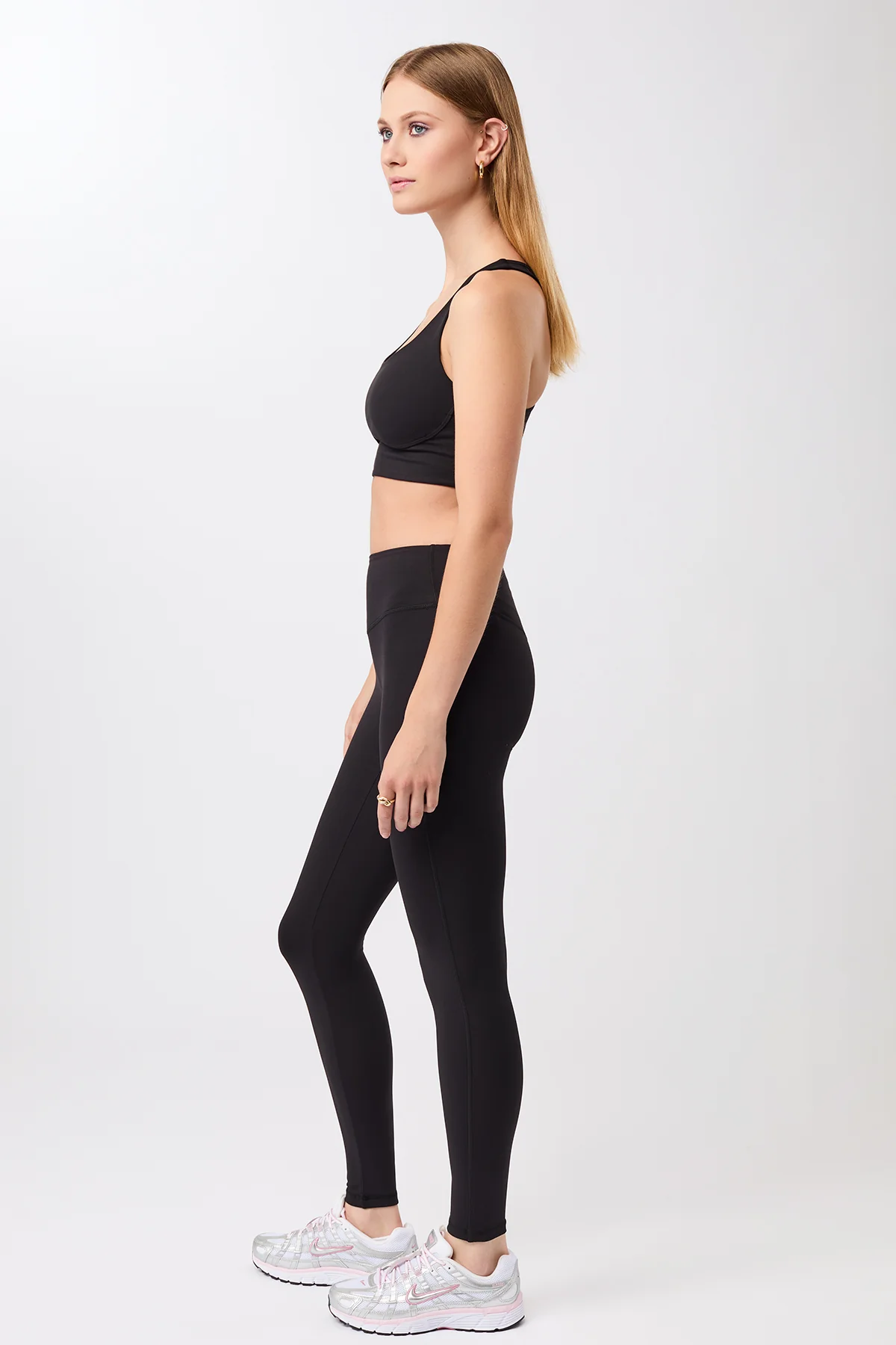 Mandala Sports Bra - Black-4