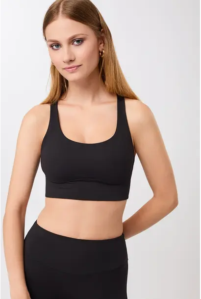 Mandala Sports Bra - Black
