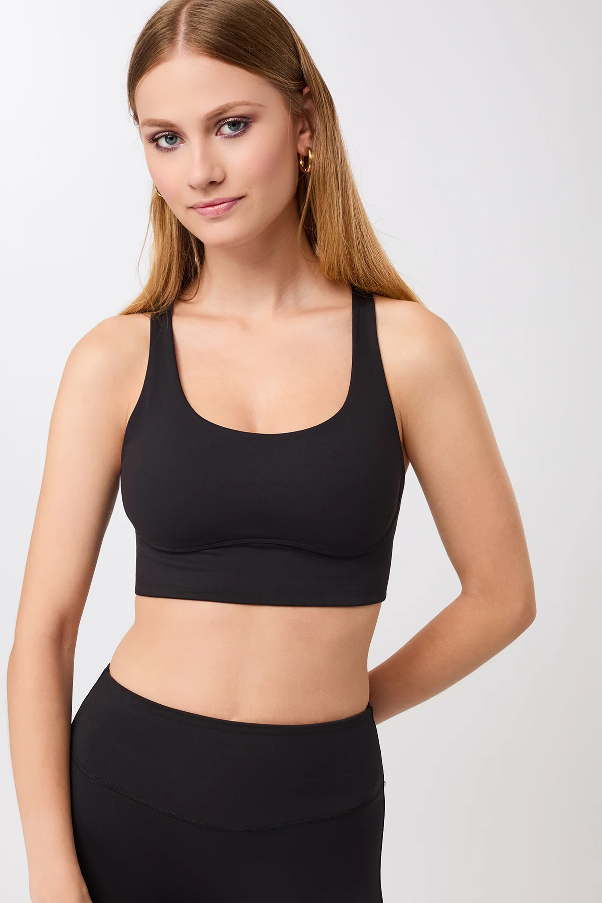 Mandala Sports Bra - Black-1