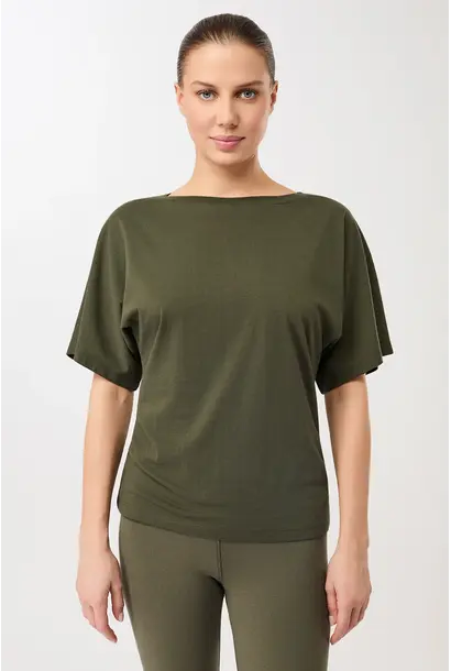 Mandala Butterfly T-Shirt - Leaf