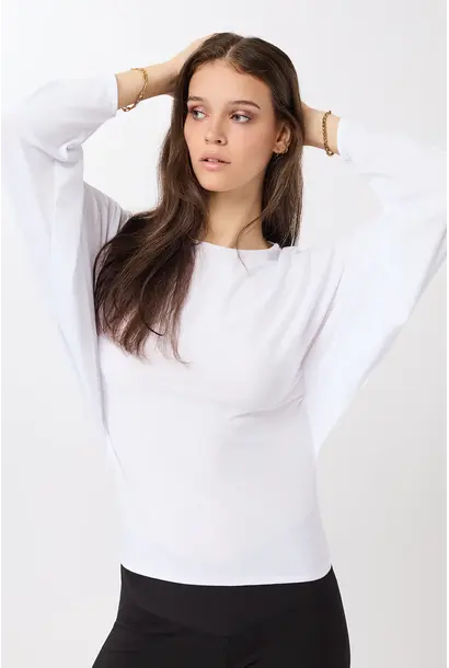 Mandala Pulse Pullover - Weiß