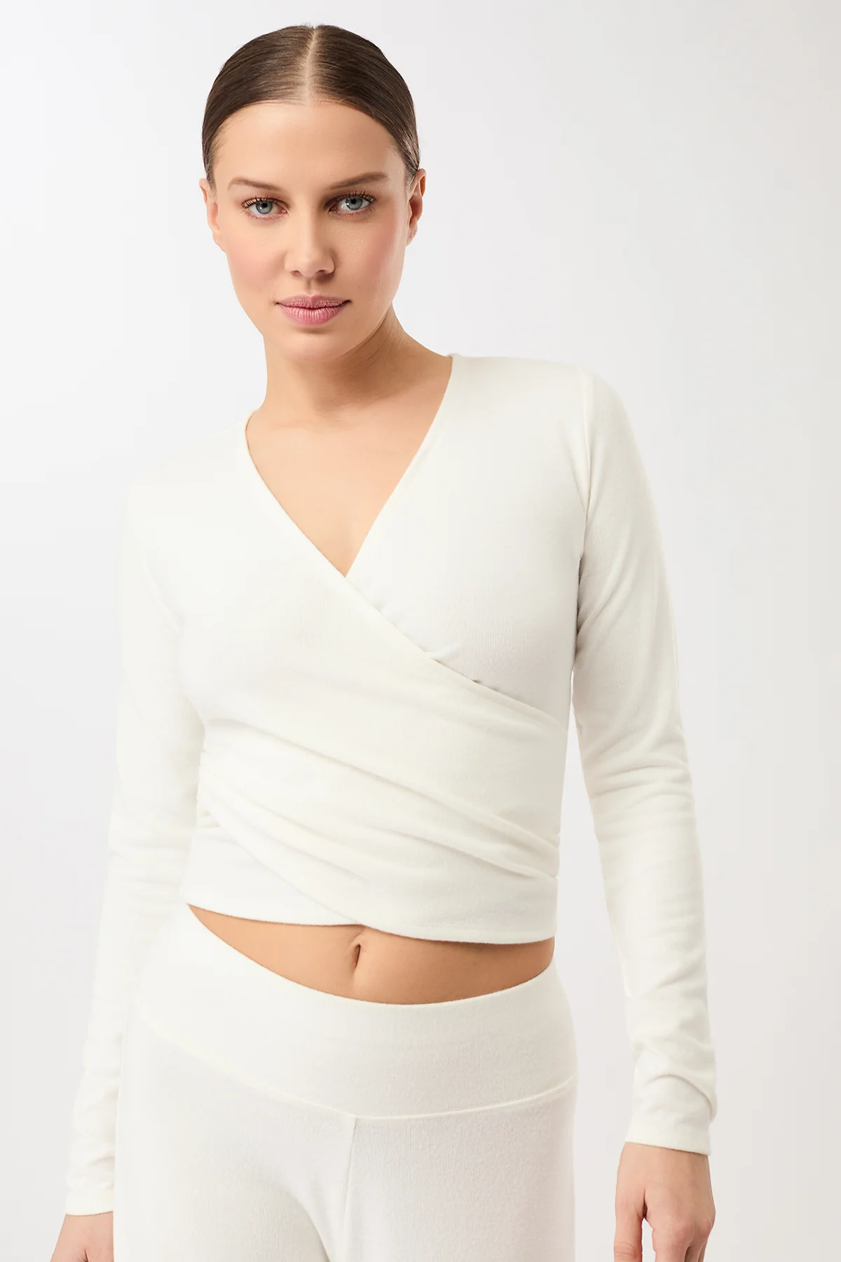 Mandala Ballet Wrap - White-1