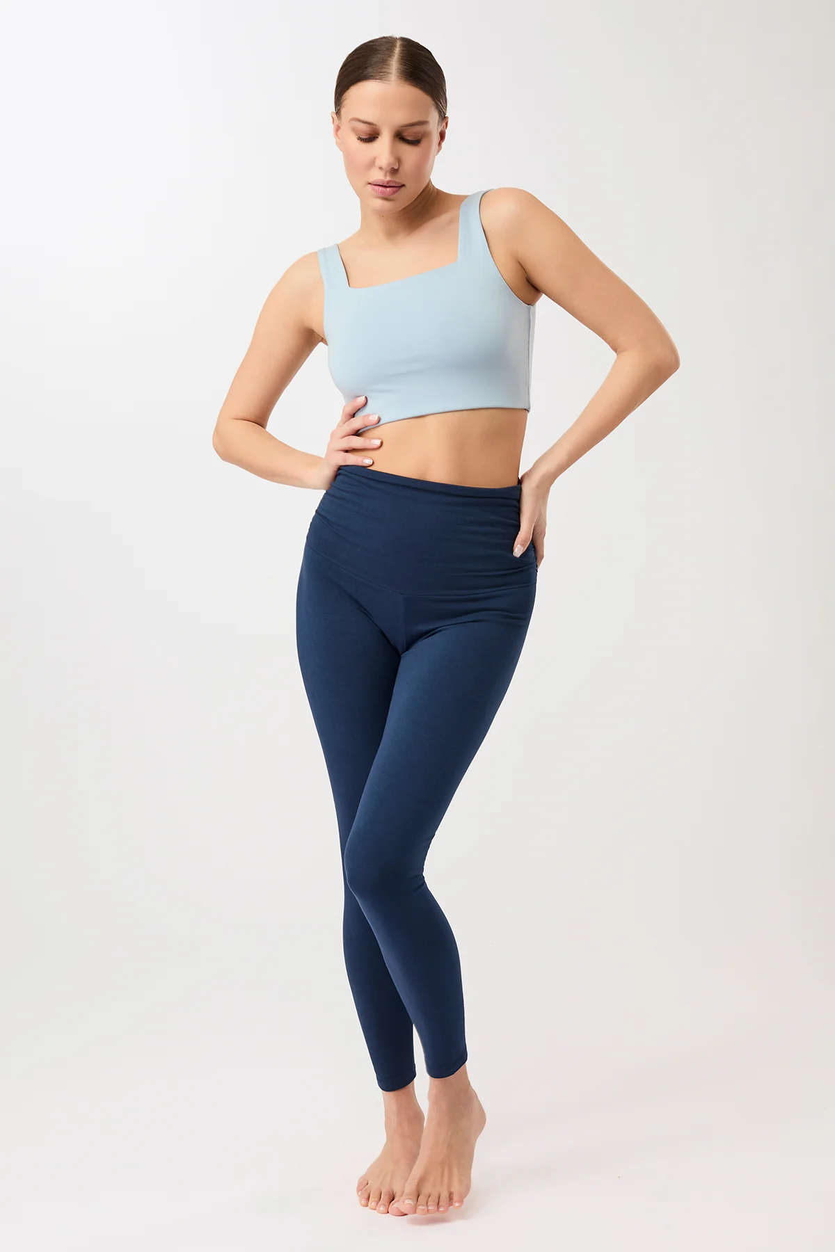 Mandala Pilates Tights - Night Sky-1