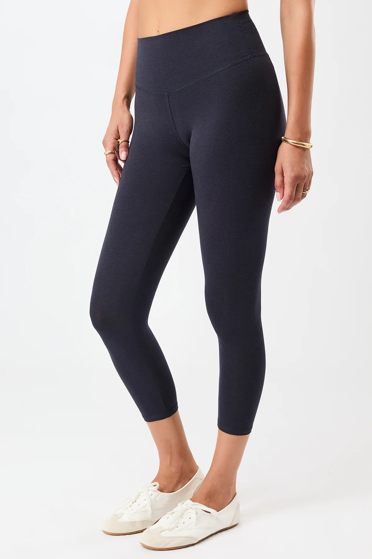 Mandala Best Cropped Leggings - Night Sky-2