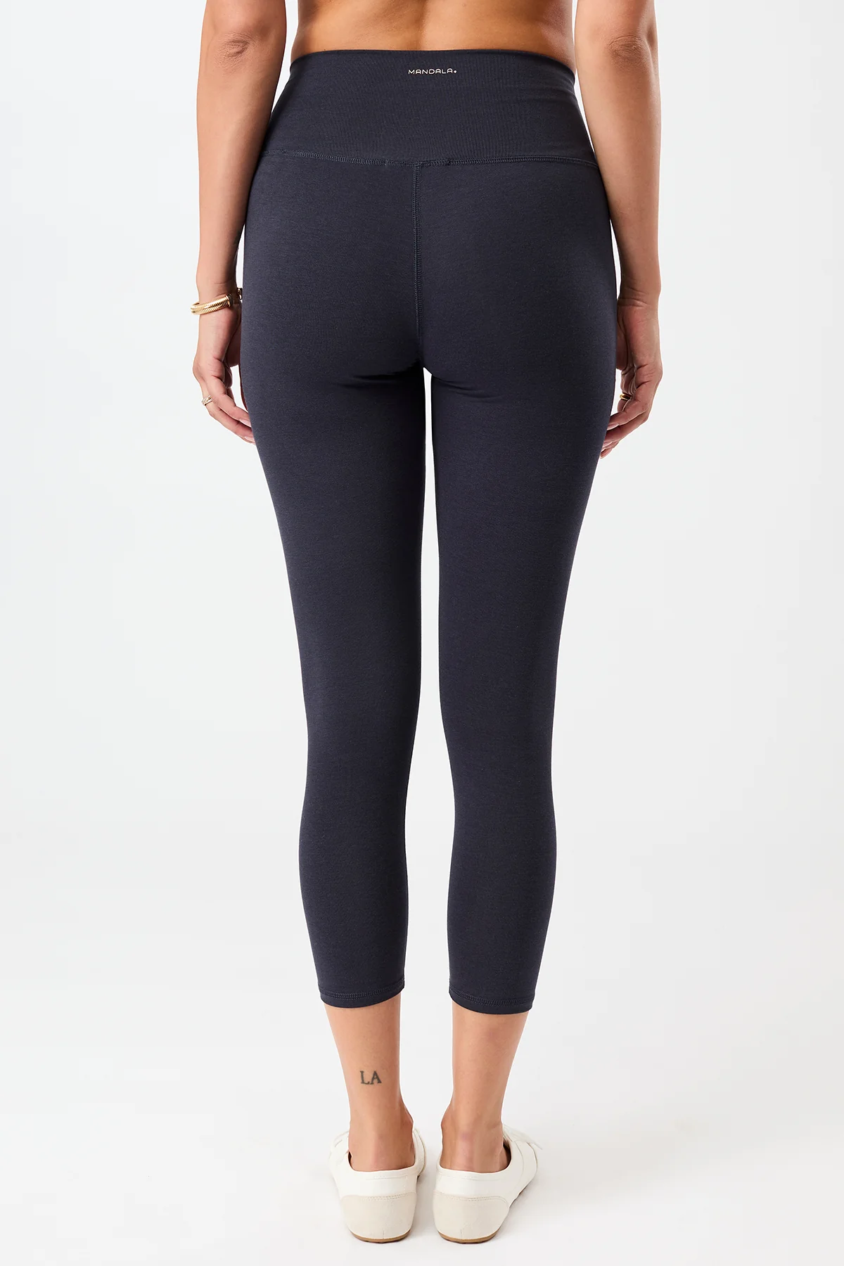 Mandala Best Cropped Leggings - Night Sky-3