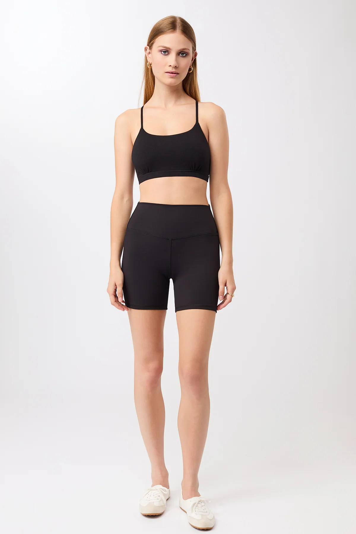 Mandala Biker Shorts 2.0 - Black-3