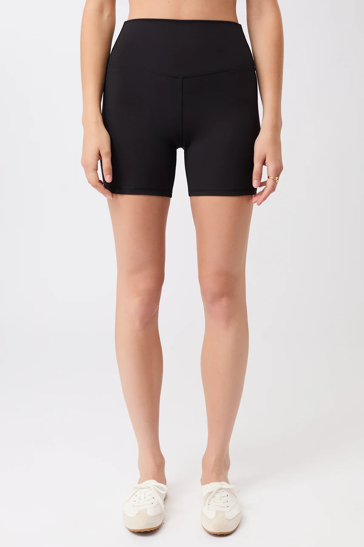 Mandala Biker Shorts 2.0 - Black-1