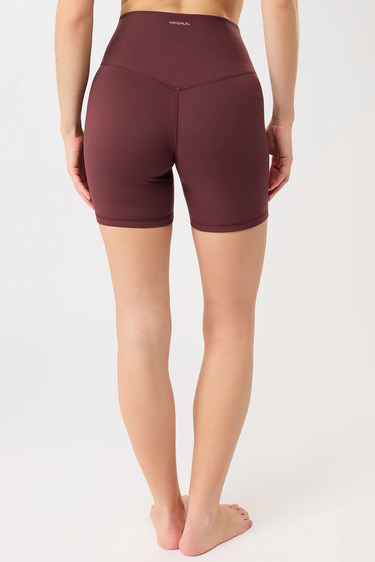 Mandala Biker Shorts 2.0 - Ruby-2