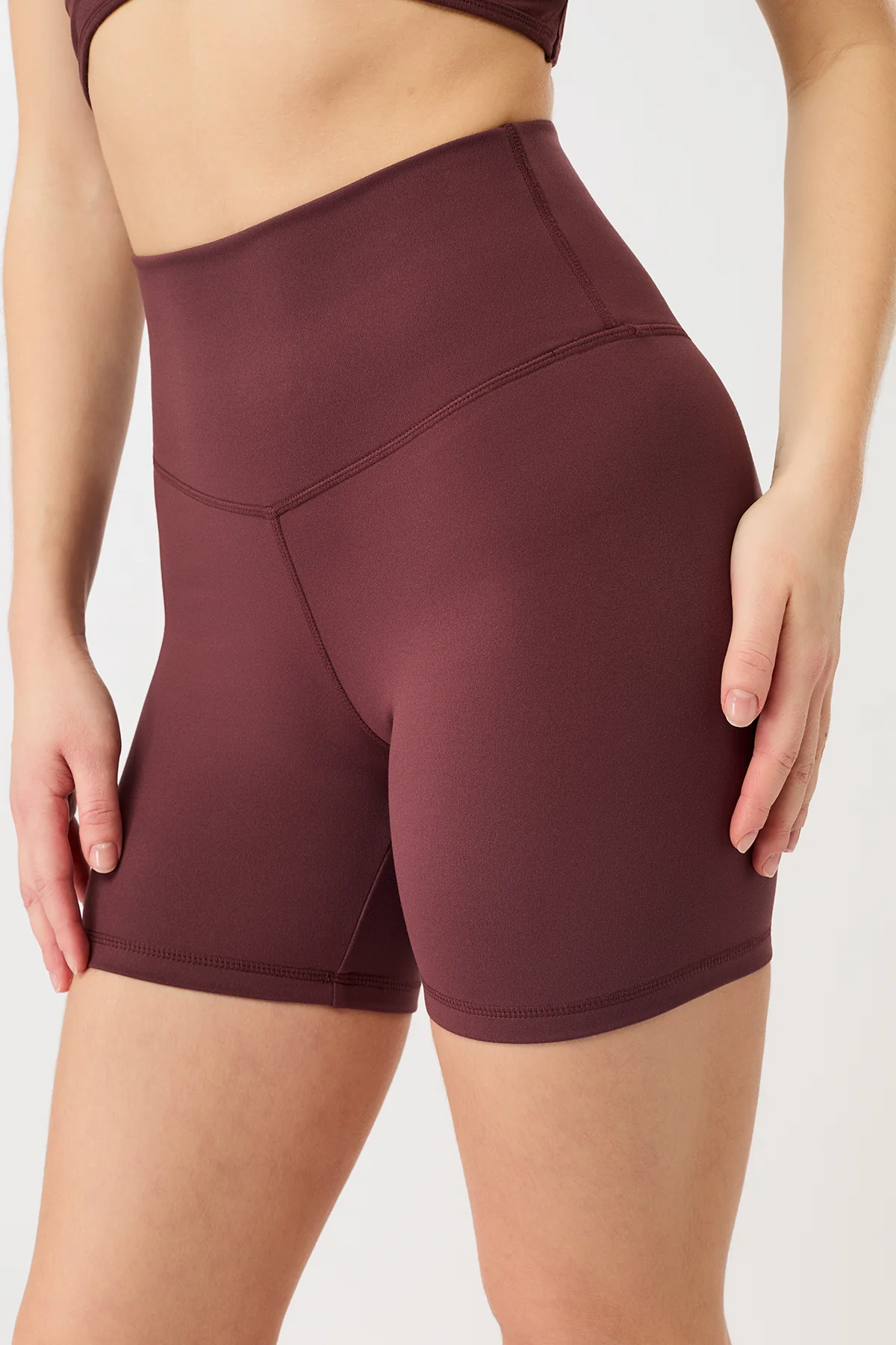 Mandala Biker Shorts 2.0 - Ruby-1