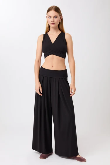 Mandala Lounge Pants - Black-4