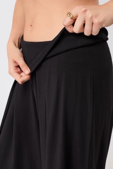 Mandala Lounge Pants - Black-5