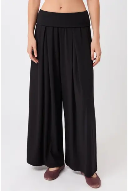 Mandala Loungehose – Schwarz
