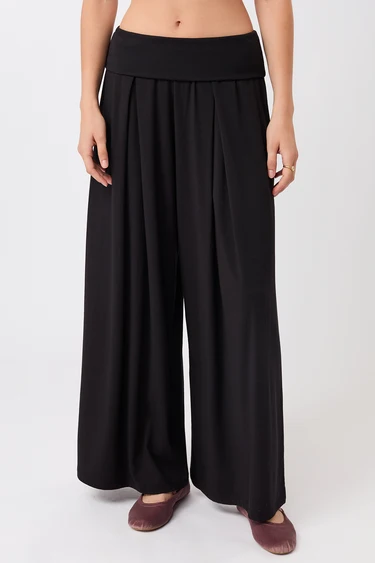 Mandala Lounge Pants - Black-1
